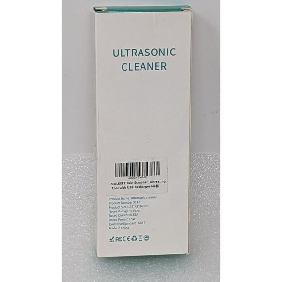 Malkert Ultrasonic Cleaner Skin Scrubber USB Rechargeable Anti-Aging Tool - Picture 3 of 3